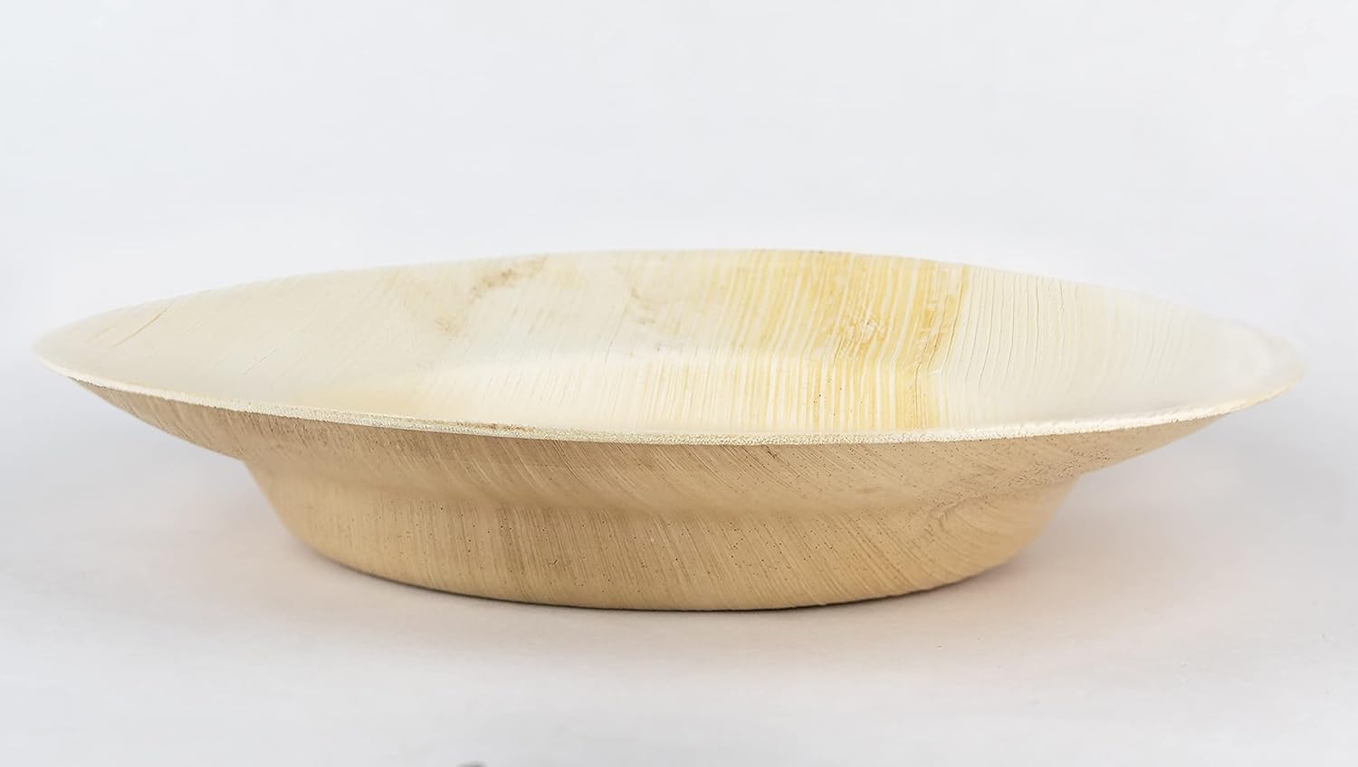 Palm Leaf Round Soup Bowl 100% Compostable Disposable (9 inch 25 Plates)
